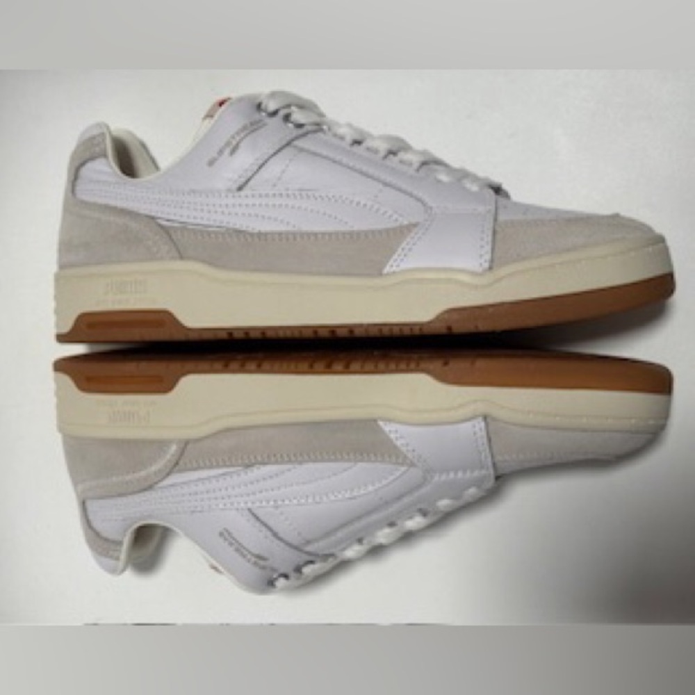 Puma X Ami NWT Slipstream Lo White Sneakers By Alexandre Mattiussi  Size 8